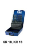 сверла по металлу DIN338 HSS Bohrcraft KR10 (19шт/1-10мм/шаг 0,5мм) 11001330019