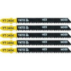 полотно для лобзика T101BR YATO YT-3404  (древесина/ламинат/75мм/10TPI/5шт)