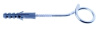крючок спиральный с дюбелем H10 12х60/Д8 (уп.50/200шт.)