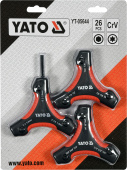 ключи имбусовые  YATO YT-05644 (26шт/TORX/HEX)