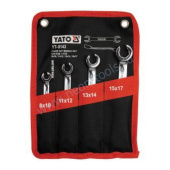 ключи разрезные YATO YT-0143 8-17 mm 4шт. для гидравлики