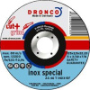 круг отрезной-шлифовальный по нержавейке 125x2,5x22,2 DRONCO AS46T special inox Cut+Grind