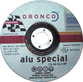 круг отрезной по алюминию DRONCO 230x1,9x22,23 CS 46 special alu