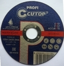 круг отрезной по металлу CUTOP 125x1,0x22,2  WA60T 4BF (упак. 10шт.)