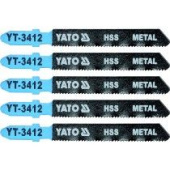 полотно для лобзика T118A YATO YT-3412 (металл/50мм/21TPI/5шт)