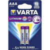батарейка VARTA  LITHIUM LR3   BL 2 AAA 4008496680399