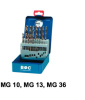 сверла по металлу DIN 338 HSS-G Bohrcraft MG13 (25шт/1,0-13мм/шаг 0,5мм) 11201310025