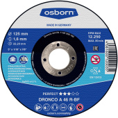 круг отрезной по металлу OSBORN 125x1,6x22,2 perfect A 46 R-BF (120035)