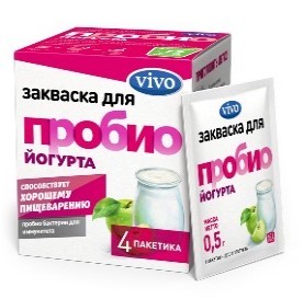 закваска VIVO Пробио йогурт (упак.4шт*0.5гр)