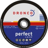 круг отрезной по металлу DRONCO 125x3x22,2 Т27 perfect