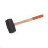 молоток резиновый 90мм FASTERTOOLS 577 деревянная ручка