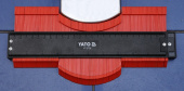 шаблон YATO YT-3736 (для копирования сложных профилей/250мм)