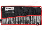 просечки YATO YT-3591 (к-т 15шт/2,0-22мм/для кожи)