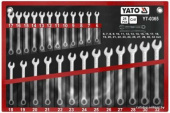 ключи рожково-накидные  6-32мм 25шт. YATO YT-0365 матовые