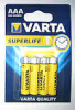 батарейка VARTA SUPERLIFE MICRO BLI4 R3 BL4 ААА 4008496676187 (4008496847396)