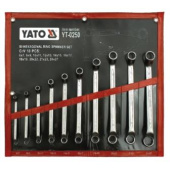 ключи накидные изогнутые YATO YT-0250 10шт.6-27мм 