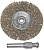 щетка металлическая для дрели FASTERTOOLS 1695 (100мм/круг)