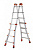 стремянка GIERRE телескопическая 4x5 PEPPina super AL030 (max h=4,30м/алюминиевая)