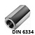 гайка удлиненная 3D М 6х18 DIN 6334 A