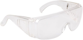 очки защитные FIT-12231 (КУРС) с дужками прозрачные