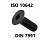 10.9 винт потай головка имбус М 6х 20 DIN 7991 (ISO 10642) черный