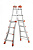 стремянка GIERRE телескопическая 4x4 PEPPina media AL020 (max h=3,78м/алюминиевая)