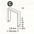 скрепки для степлера 10мм FASTERTOOLS 3572 1000шт.(тип G) (уп.25шт.)