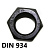 10.9 гайка М 5 DIN 934 черная