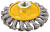 щетка металлическая для УШМ FIT 38837 (125мм/M14/круг/жгут/нержавейка)