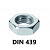 гайка A2-70 M 6 DIN 439 низкая S