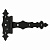 петля ZBD 300 C 300x45x90x3,0 мм черн. (89382)
